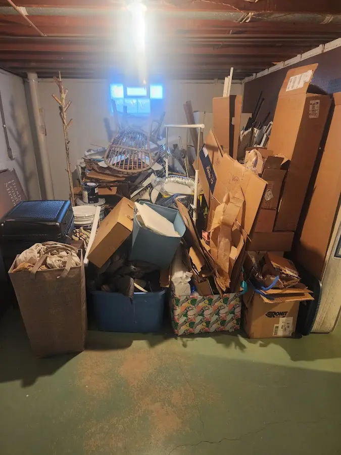 Roll-off dumpster container at job site for Construction Dumpster Rental in Ripley